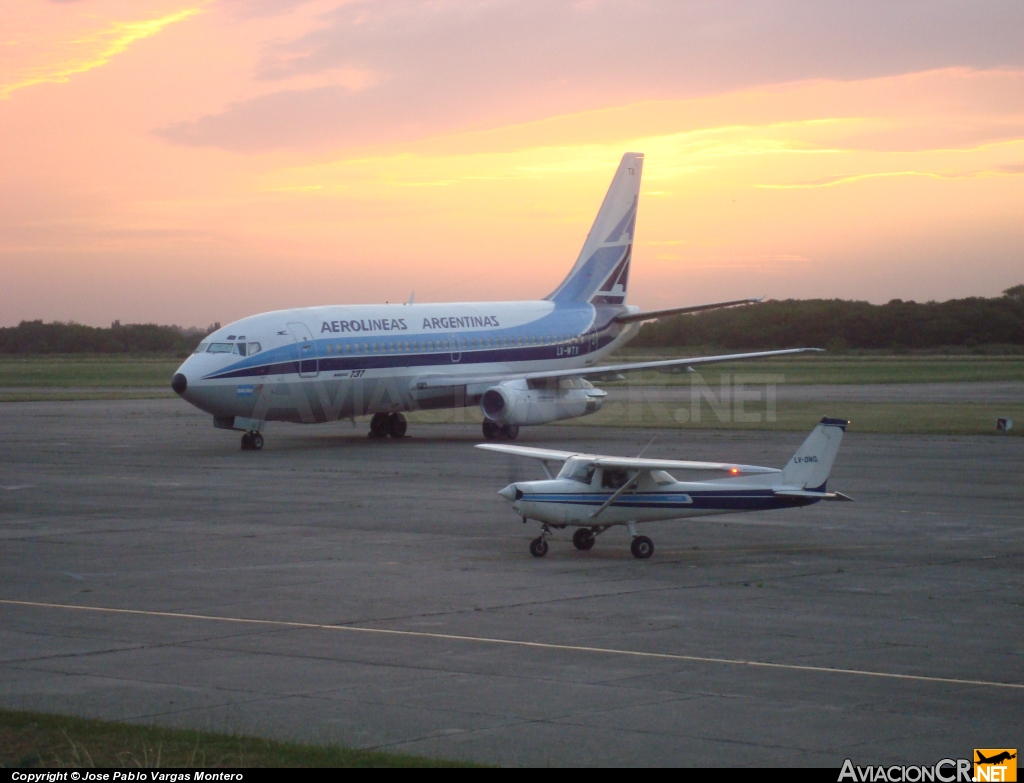 LV-WTX - Boeing 737-281/Adv - Aerolineas Argentinas
