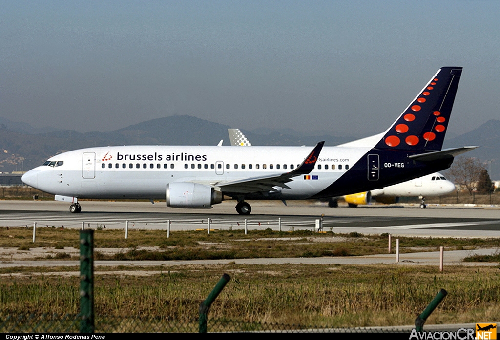 OO-VEG - Boeing 737-36N - Brussels airlines