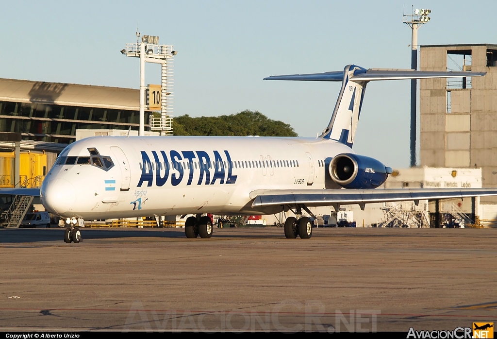 LV-BOR - McDonnell Douglas MD-88 - Austral Líneas Aéreas