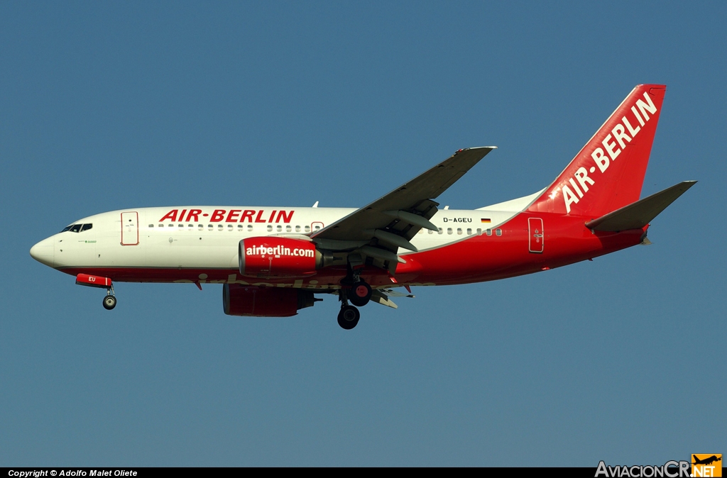 D-AGEU - Boeing 737-75B - Air Berlin