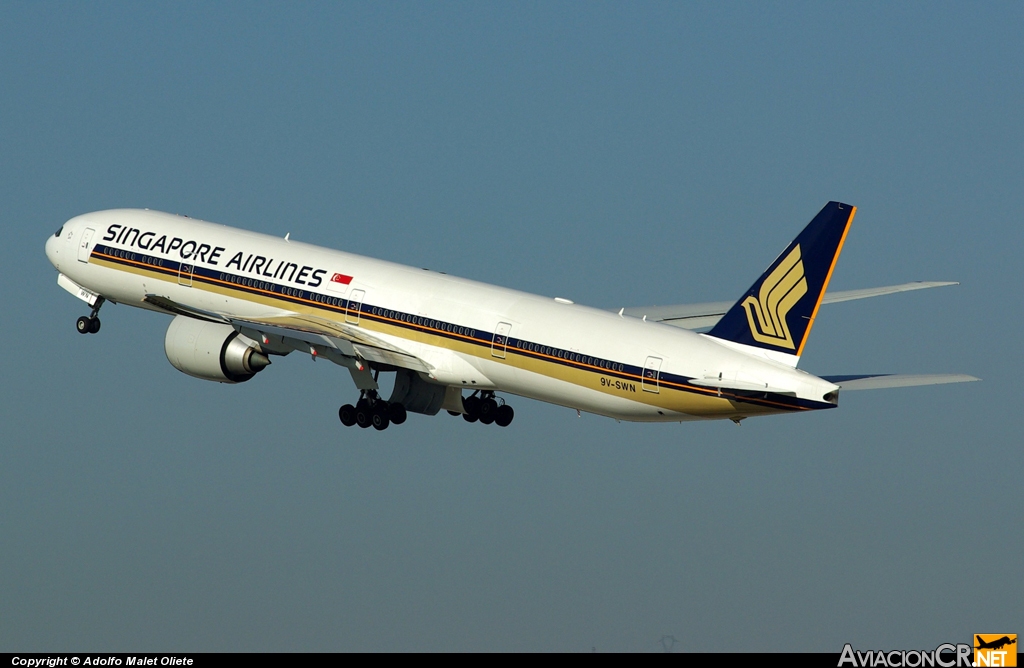 9V-SWN - Boeing 777-312/ER - Singapore Airlines