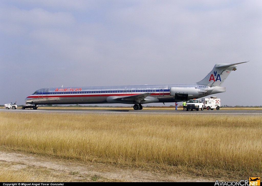 N418AA - McDonnell Douglas MD-82 (DC-9-82) - American Airlines