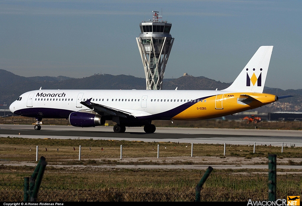 G-OZBS - Airbus A321-231 - Monarch Airlines