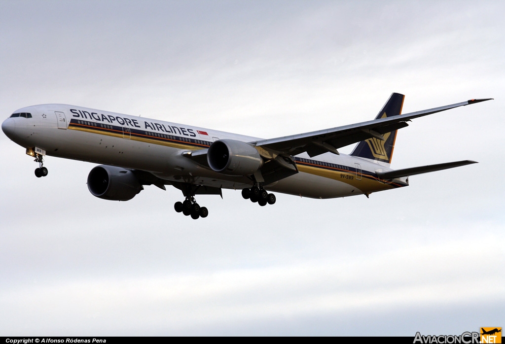 9V-SWR - Boeing 777-312/ER - Singapore Airlines