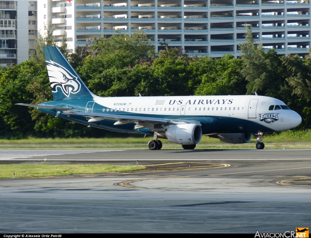 N709UW - Airbus A319-112 - US Airways