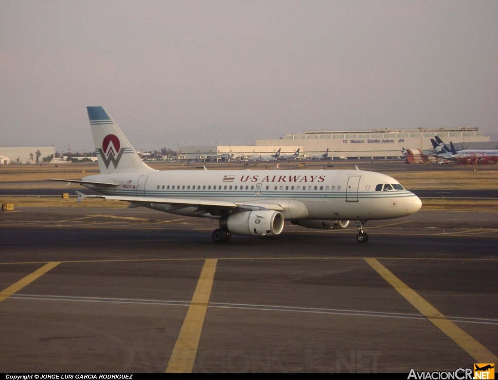 N828AW - Airbus A319-132 - US Airways