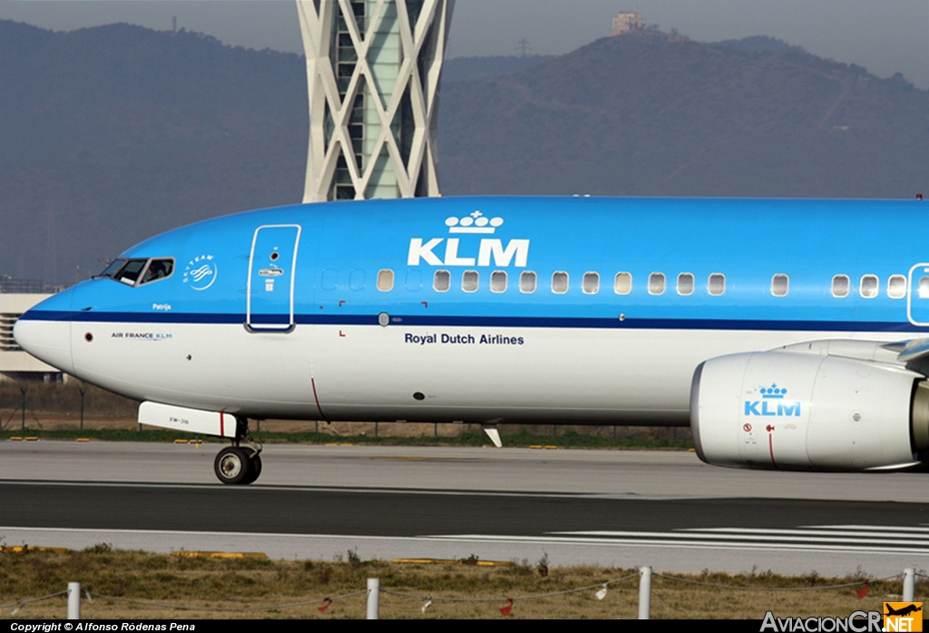 PH-BXW - Boeing 737-8K2 - KLM - Royal Dutch Airlines