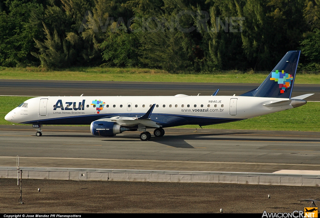 N840JE - Embraer ERJ-190-100AR - Azul