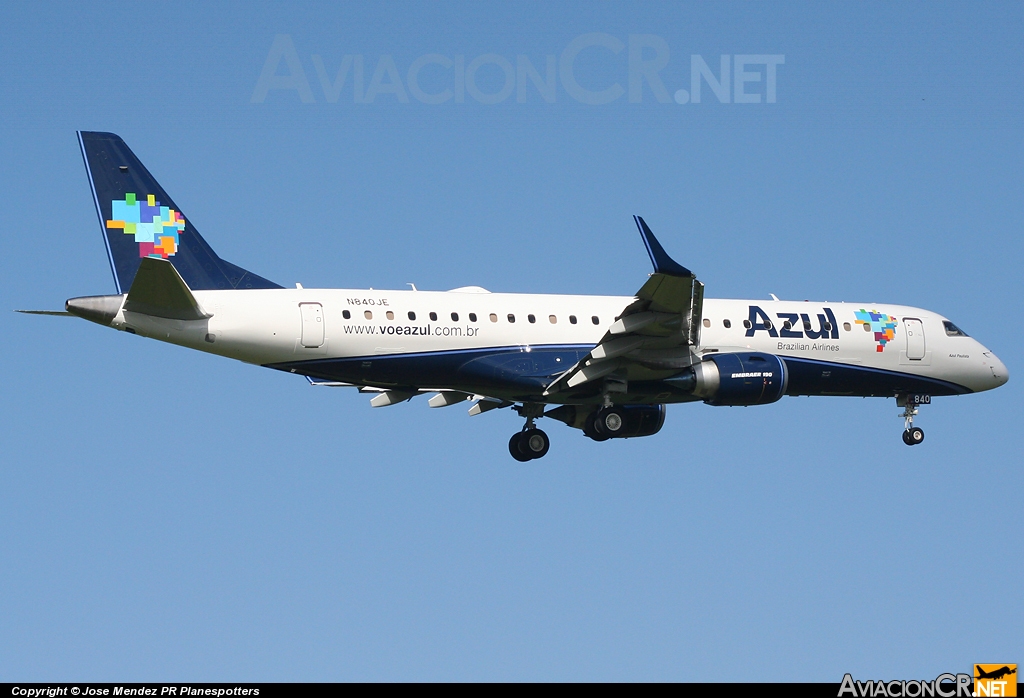 N840JE - Embraer ERJ-190-100AR - Azul