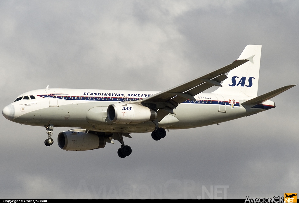 OY-KBO - Airbus A319-131 - Scandinavian Airlines-SAS