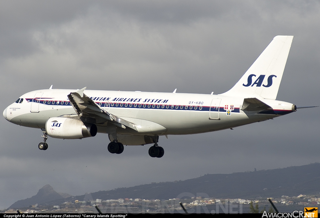 OY-KBO - Airbus A319-131 - Scandinavian Airlines-SAS