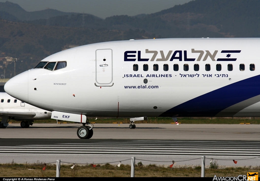 4X-EKF - Boeing 737-8HX - El Al Israel Airlines