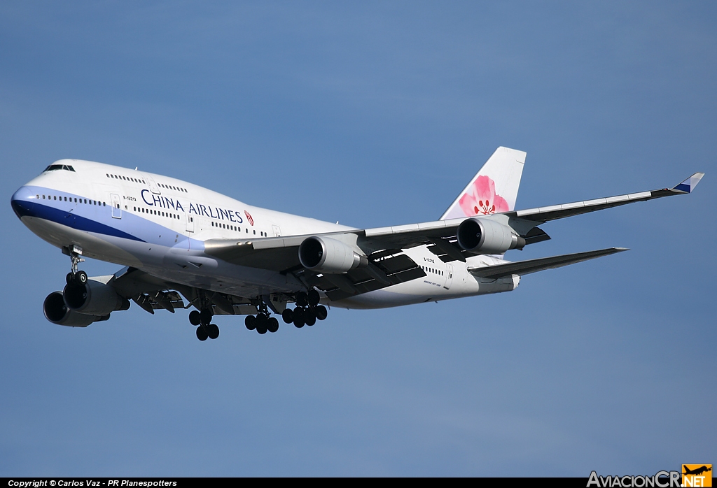 B-18212 - Boeing 747-409 - China Airlines