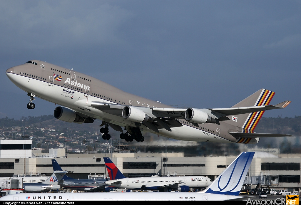 HL7418 - Boeing 747-48E - Asiana