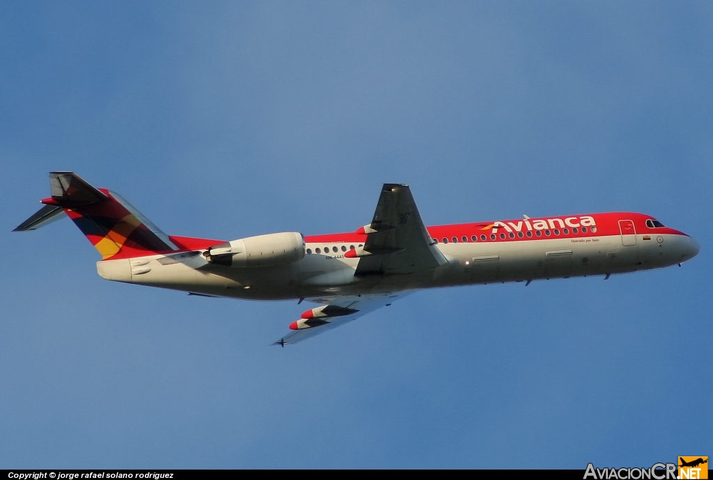 HK-4445 - Fokker 100 - Avianca Colombia