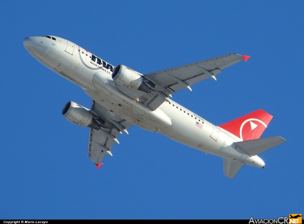N368NB - Airbus A319-114 - Northwest Airlines