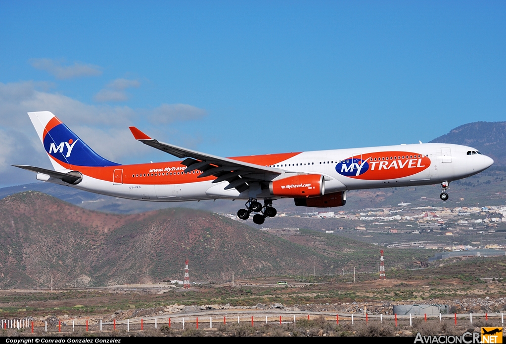 OY-VKG - Airbus A330-343X - My Travel Airways