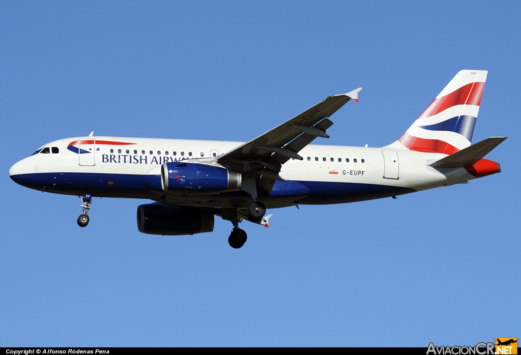 G-EUPF - Airbus A319-131 - British Airways