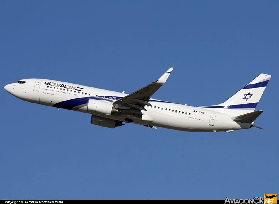 4X-EKF - Boeing 737-8HX - El Al Israel Airlines