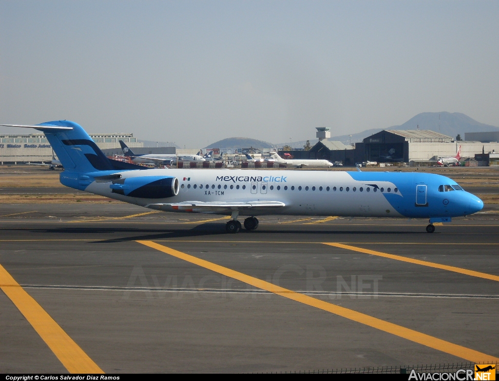 XA-TCM - Fokker 100 - Click de Mexicana