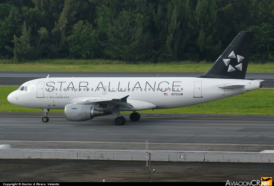 N701UW - Airbus A319-112 - US Airways