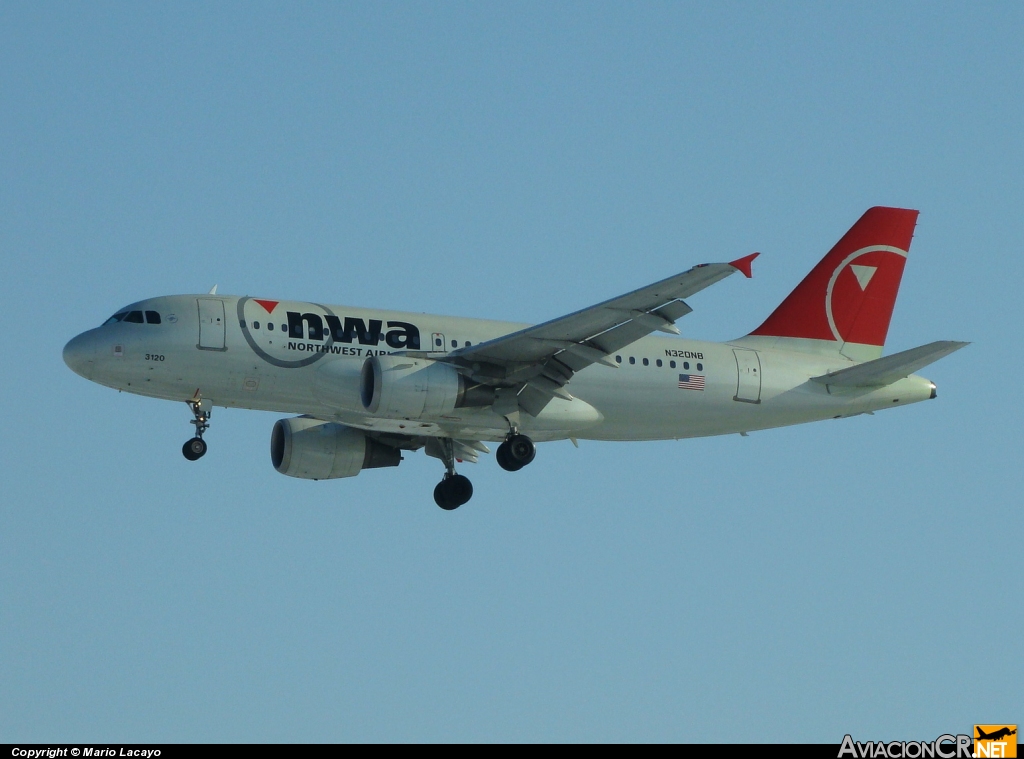 N320NB - Airbus A319-115LR - Northwest Airlines