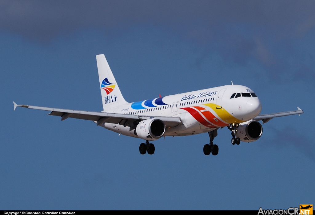 LZ-BHB - Airbus A320-211 - Balkan Holidays