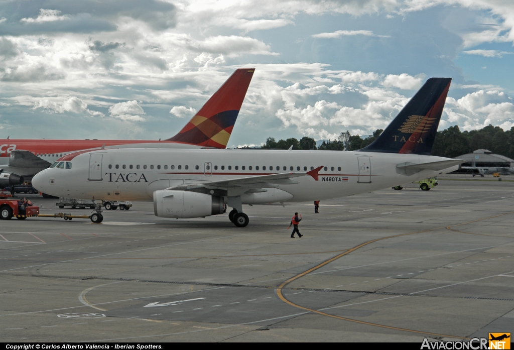 N480TA - Airbus A319-132 - TACA