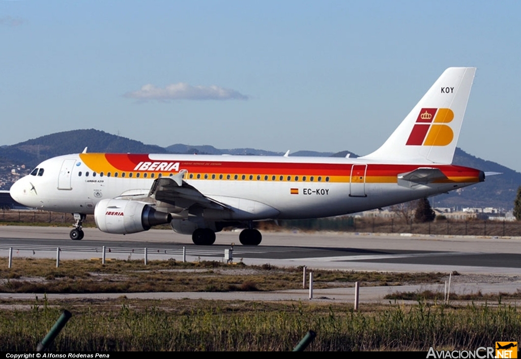 EC-KOY - Airbus A319-111 - Iberia