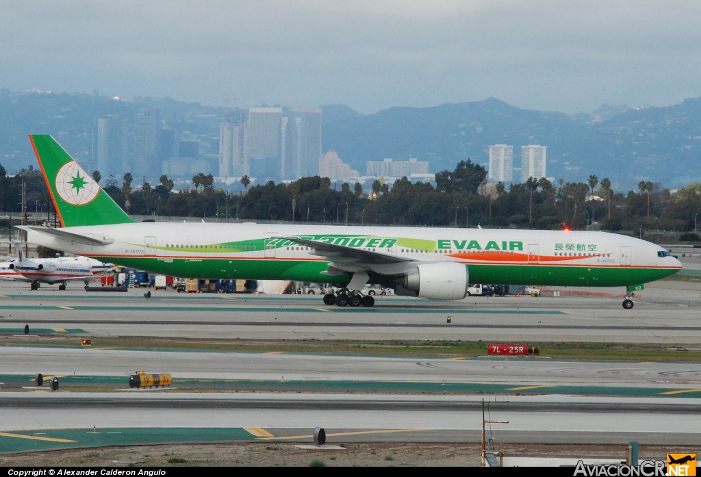 B-16703 - Boeing B777-35EER - EVA Air