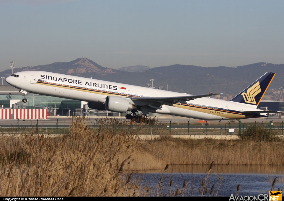 9V-SWA - Boeing 777-312-ER - Singapore Airlines