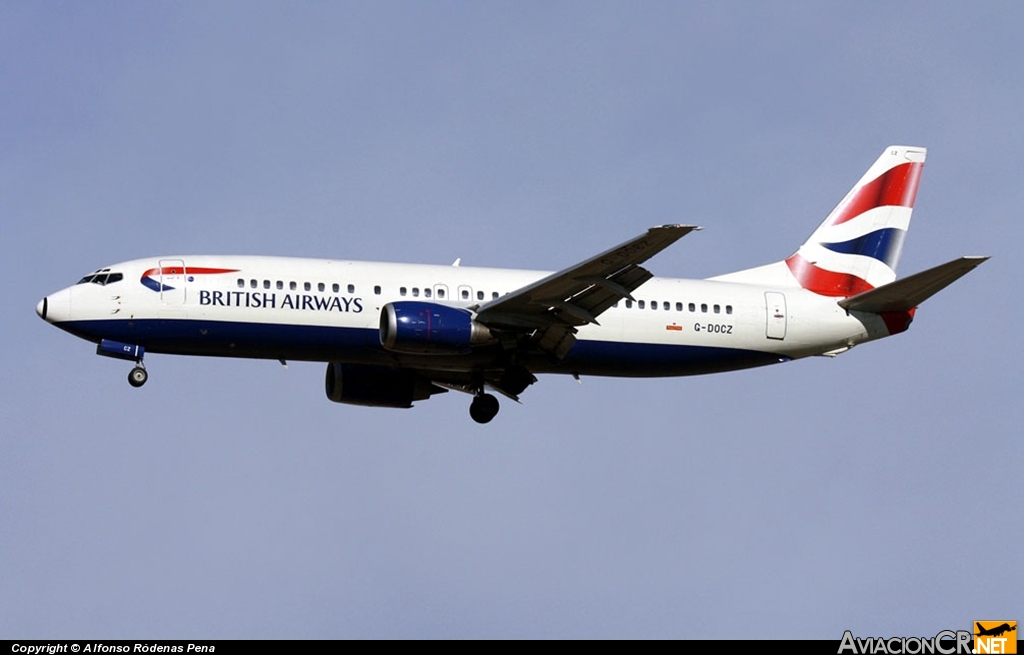 G-DOCZ - Boeing 737-436 - British Airways