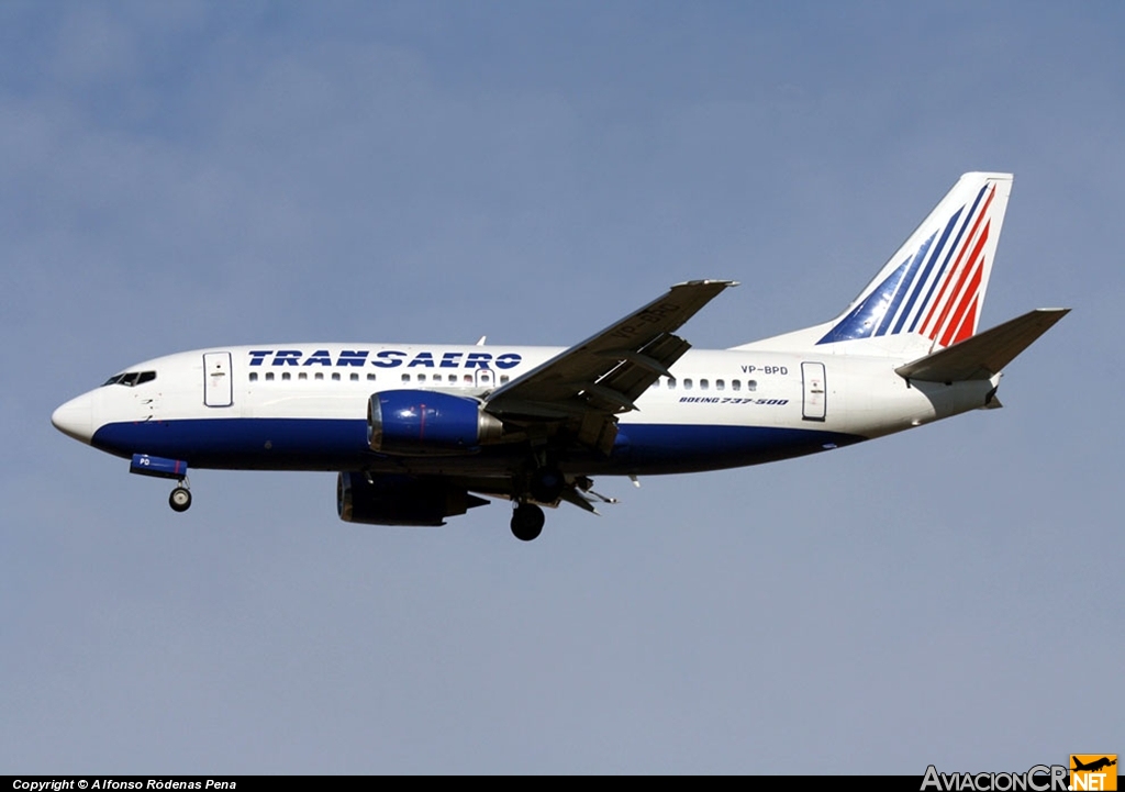 VP-BPD - Boeing 737-5K5 - Transaero Airlines