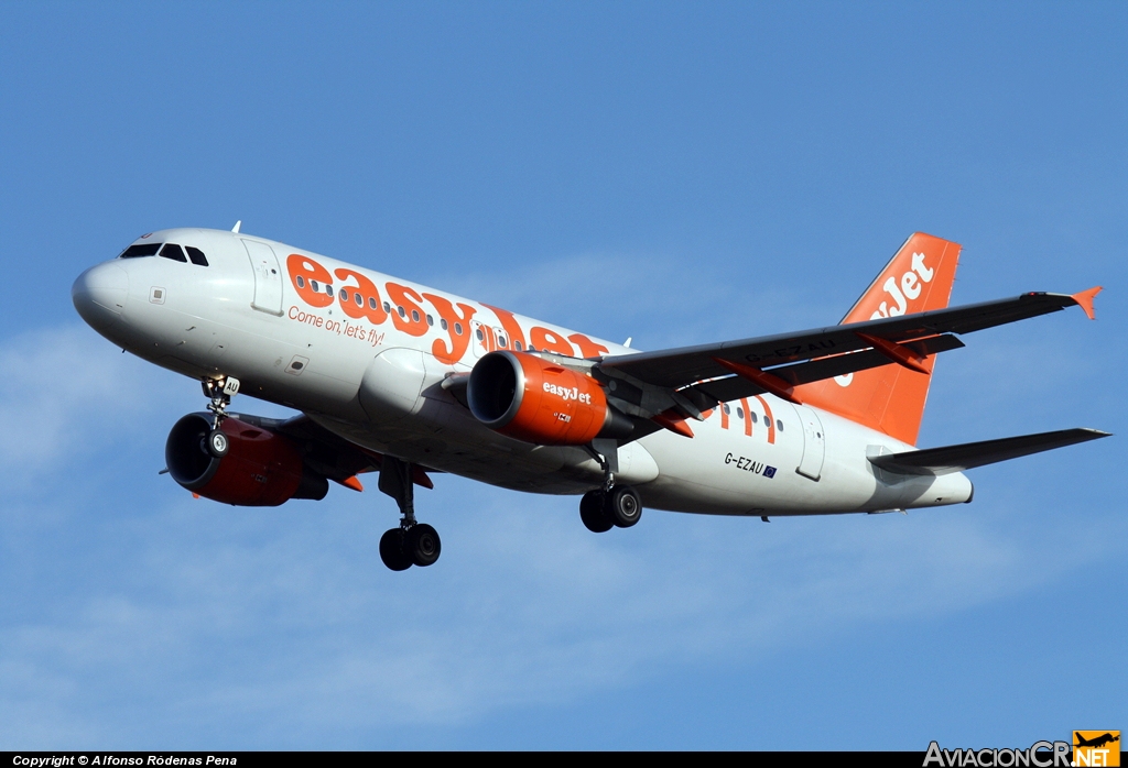 G-EZAU - Airbus A319-111 - EasyJet Airline