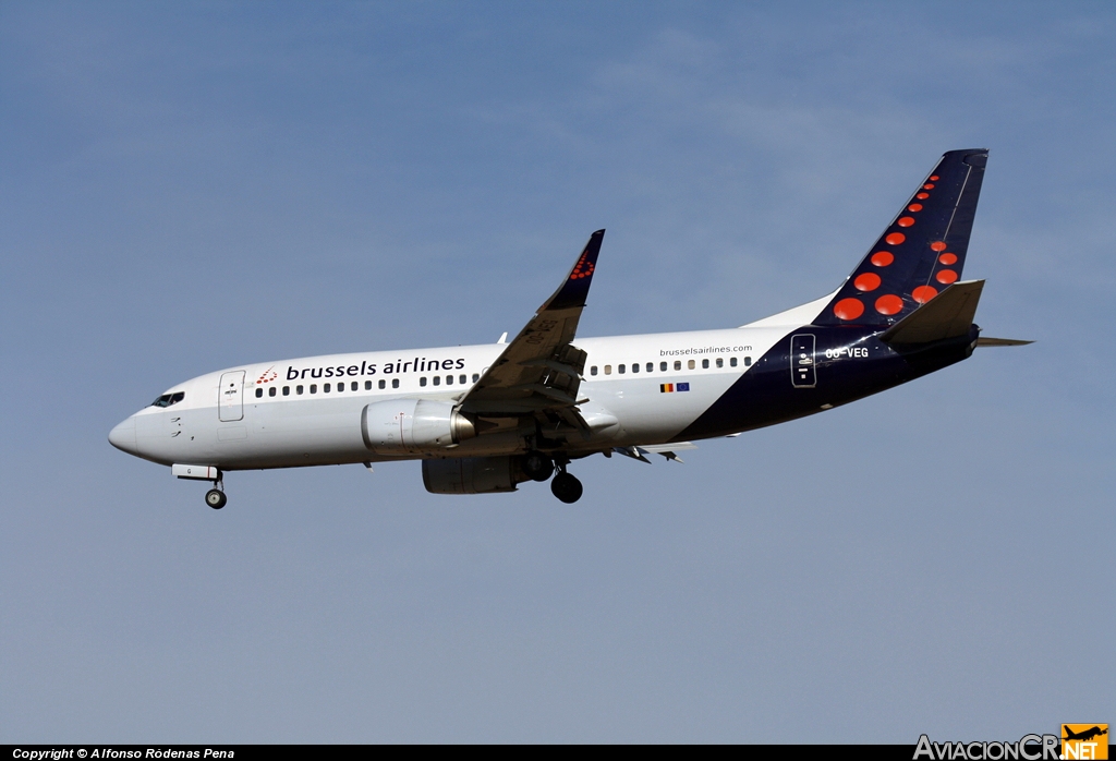 OO-VEG - Boeing 737-36N - Brussels airlines