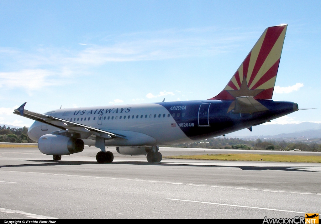 N826AW - Airbus A319-132 - America West