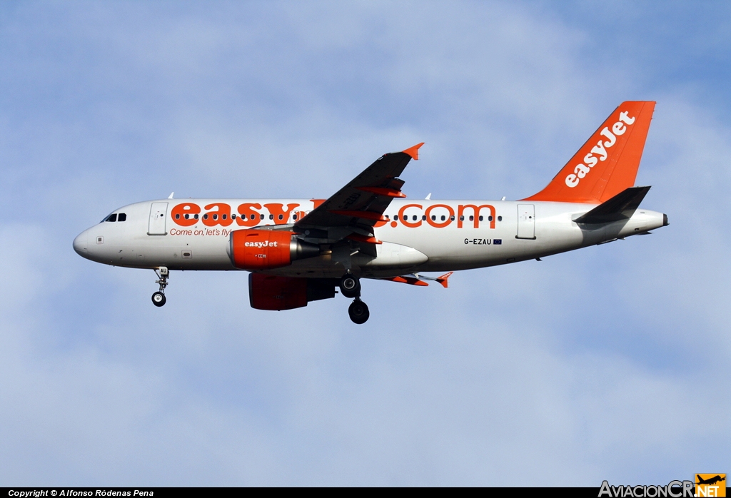 G-EZAU - Airbus A319-111 - EasyJet Airline