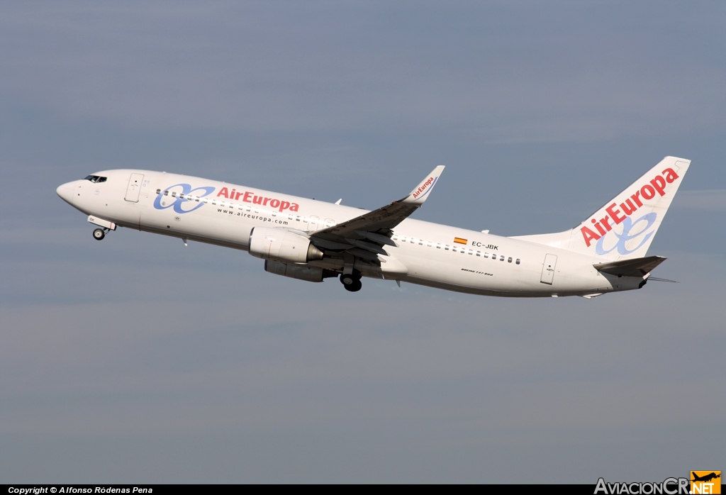 EC-JBK - Boeing 737-85P - Air Europa