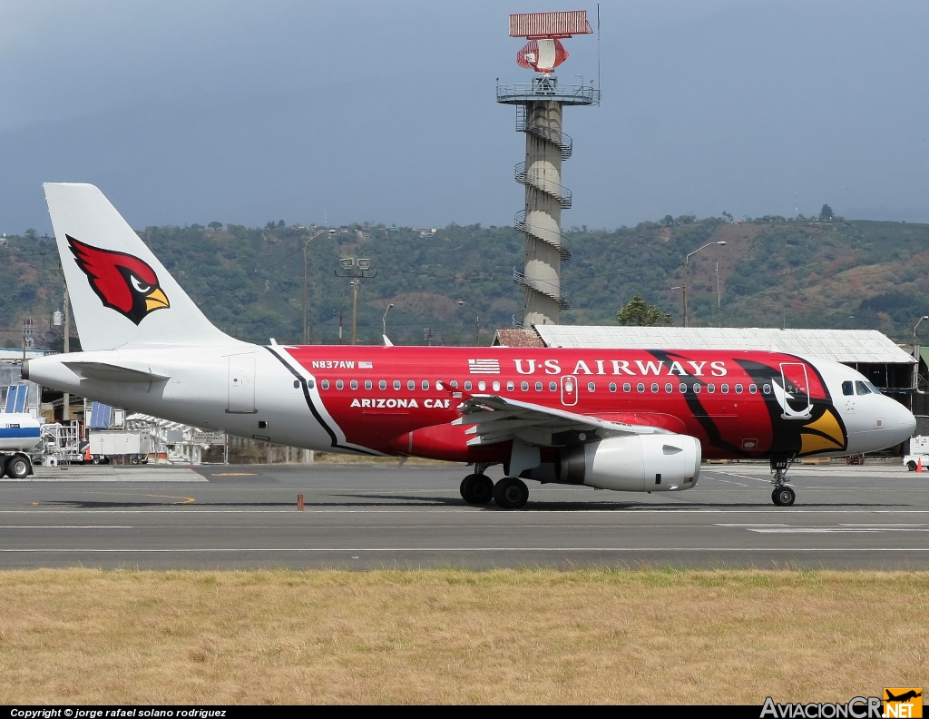 N837AW - Airbus A319-132 - US Airways