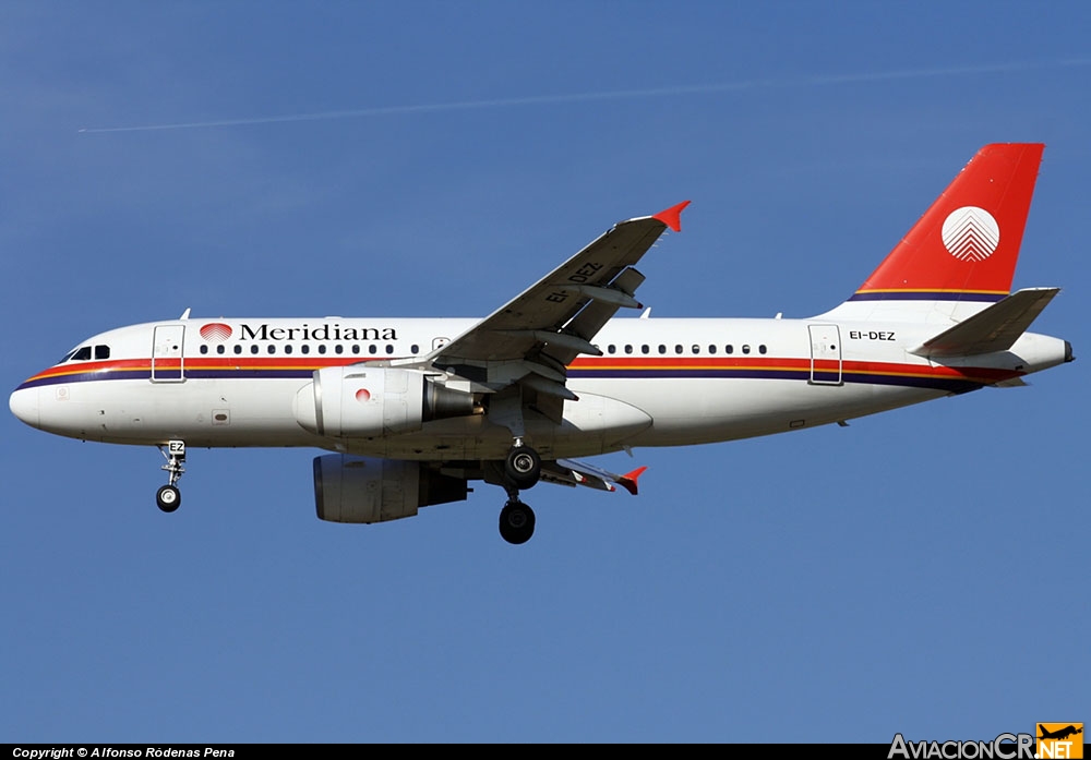 EI-DEZ - Airbus A319-112 - Meridiana