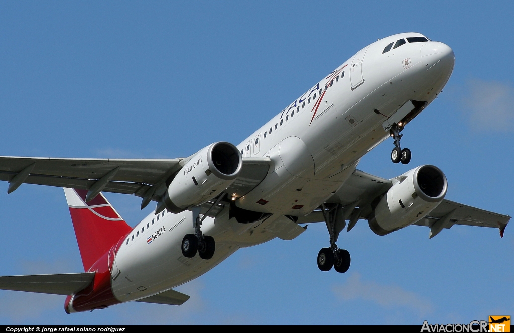 N681TA - Airbus A320-233 - TACA