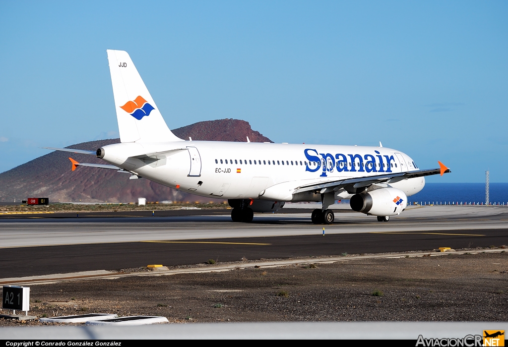 EC-JJD - Airbus A320-232 - Spanair