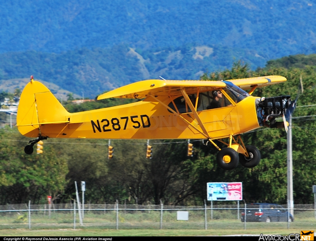 N2875D - Piper PA-18-135 Super Cub - Aerial Sign of Puerto Rico