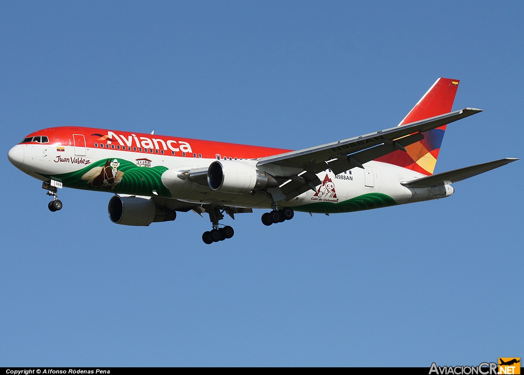 N988AN - Boeing 767-284/ER - Avianca Colombia