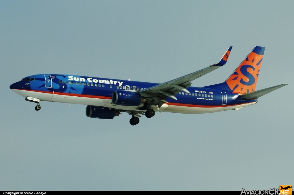 N805SY - Boeing 737-8Q8 - Sun Country