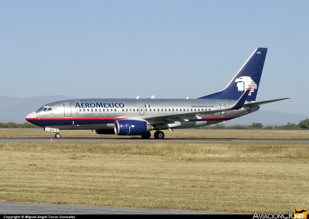 N851AM - Boeing 737-752 - Aeromexico