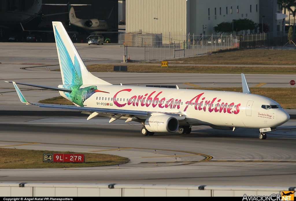 9Y-POS - Boeing 737-8Q8 - Caribbean Airlines