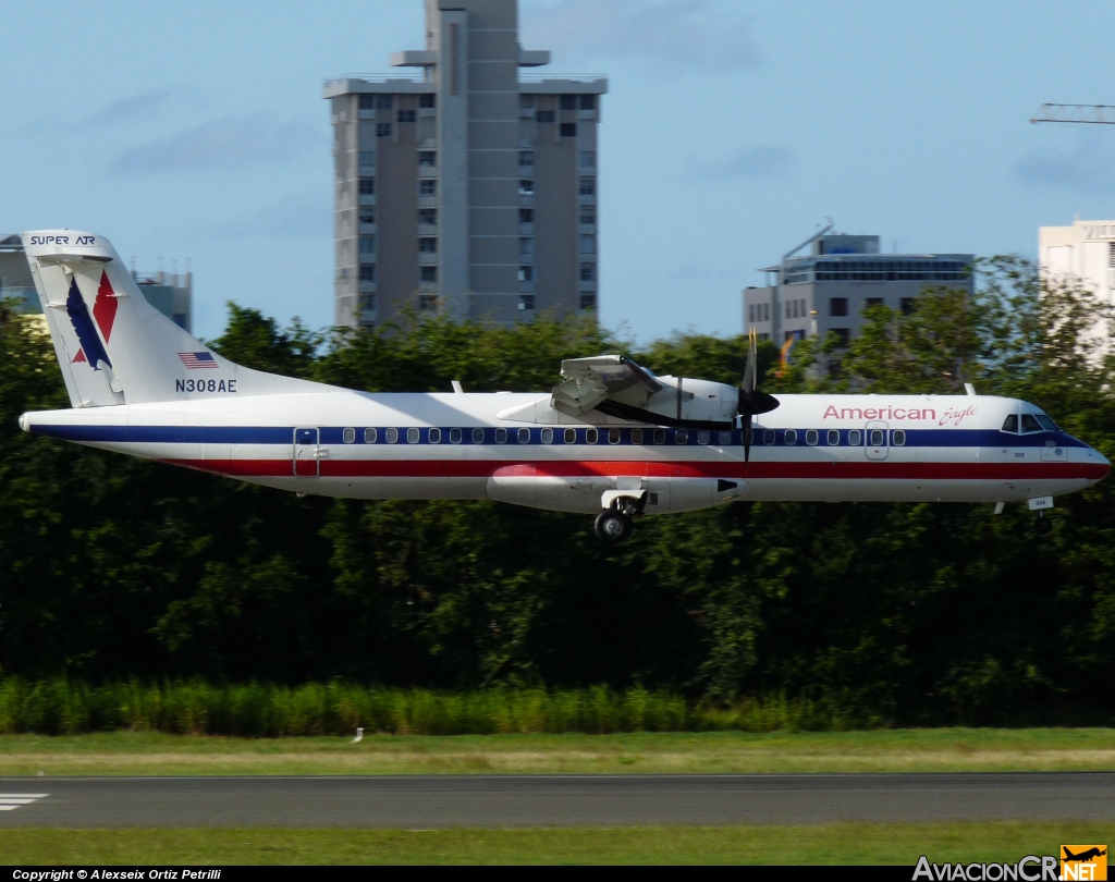 N308AE - ATR 72-212 - American Eagle