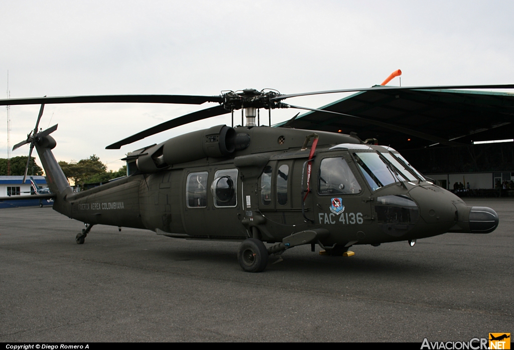 FAC4136 - Sikorsky S-70A - Fuerza Aérea Colombiana