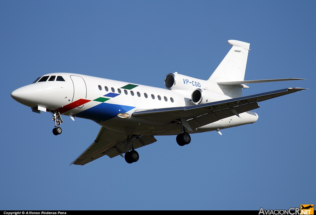 VP-CGD - Falcon F900EX - Volks Wagen Air Service